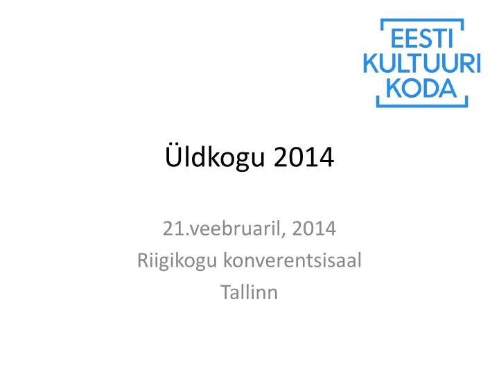 ldkogu 2014