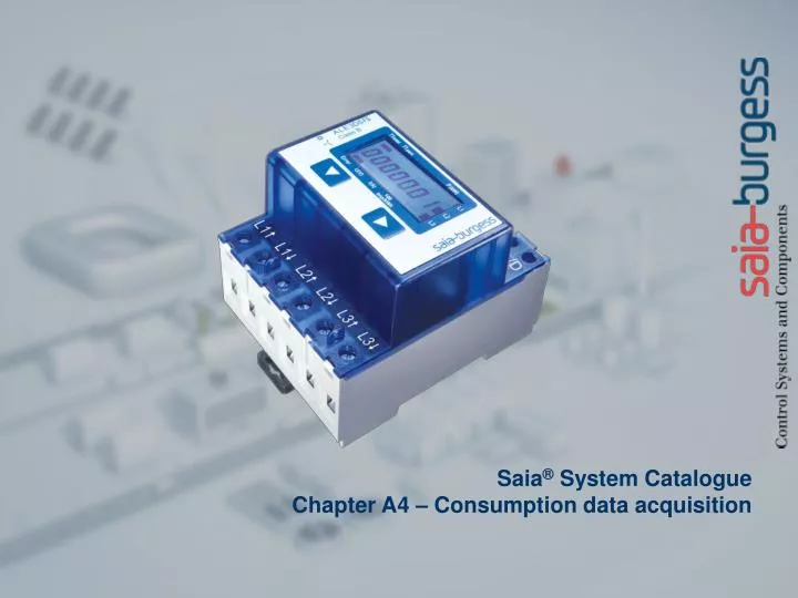 saia system catalogue chapter a4 consumption data acquisition