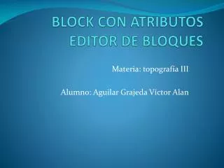 block con atributos editor de bloques