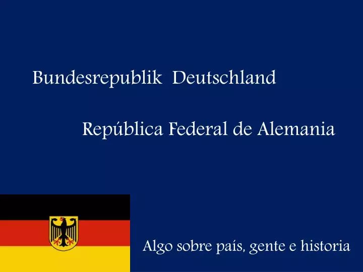 rep blica federal de alemania