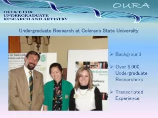 Undergraduate Research at Colorado State University