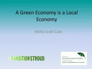 A Green Economy is a Local Economy