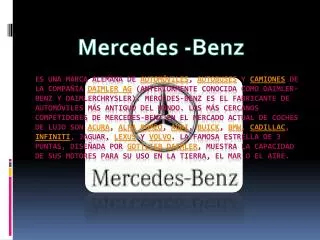 mercedes benz