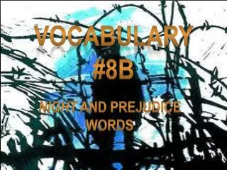 Vocabulary #8B