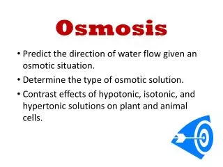 PPT - OSMOSIS PowerPoint Presentation, free download - ID:2693606