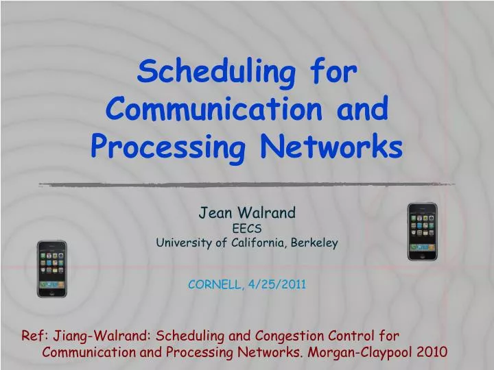 scheduling for communication and processing networks