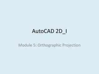 AutoCAD 2D_I