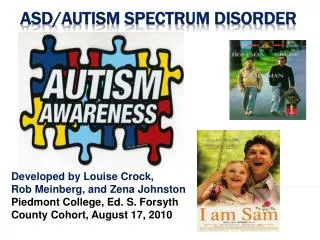 ASD/Autism Spectrum Disorder