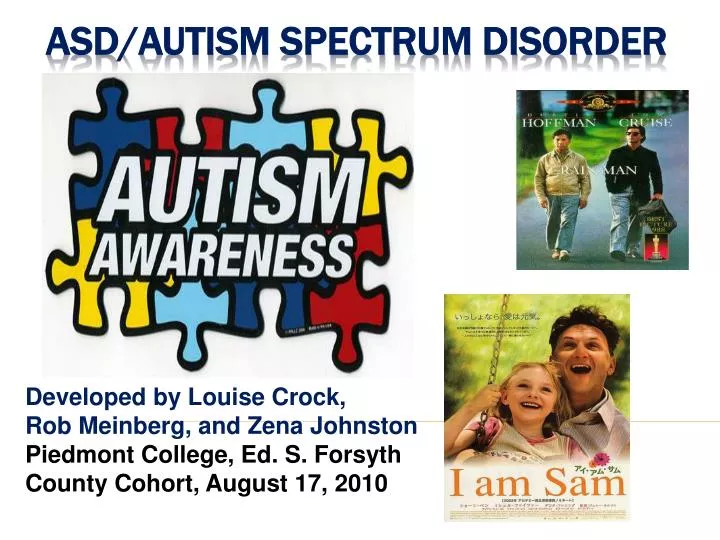 asd autism spectrum disorder