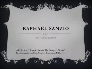 Raphael Sanzio