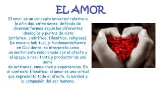 el amor