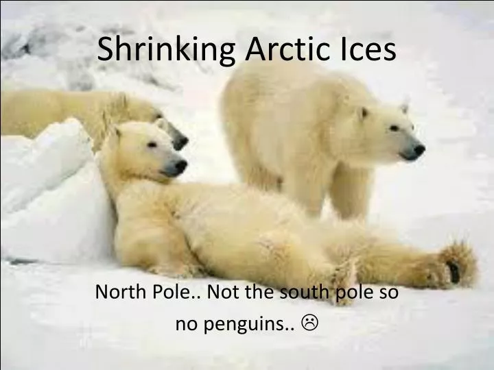 shrinking arctic ices