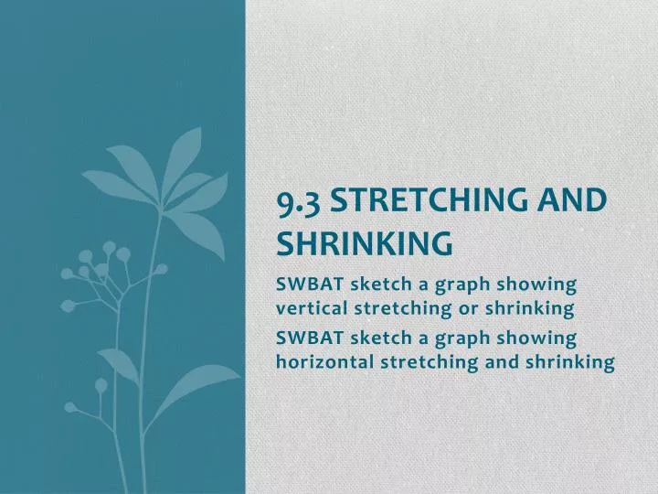 9 3 stretching and shrinking