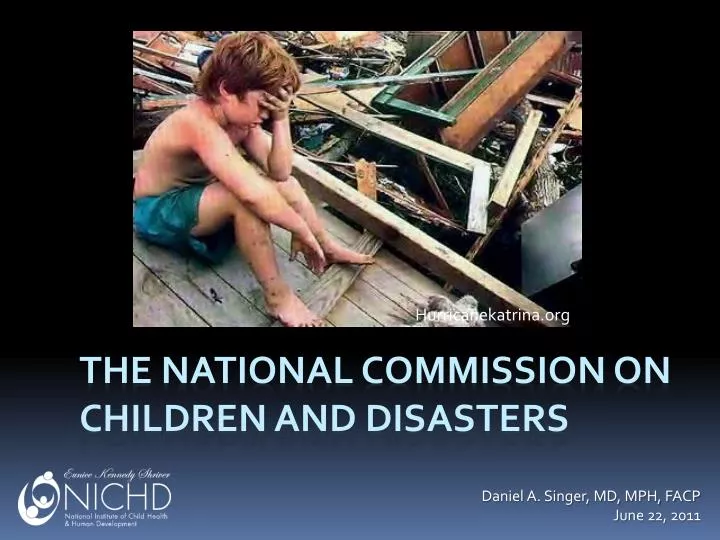 the national commission on children and disasters