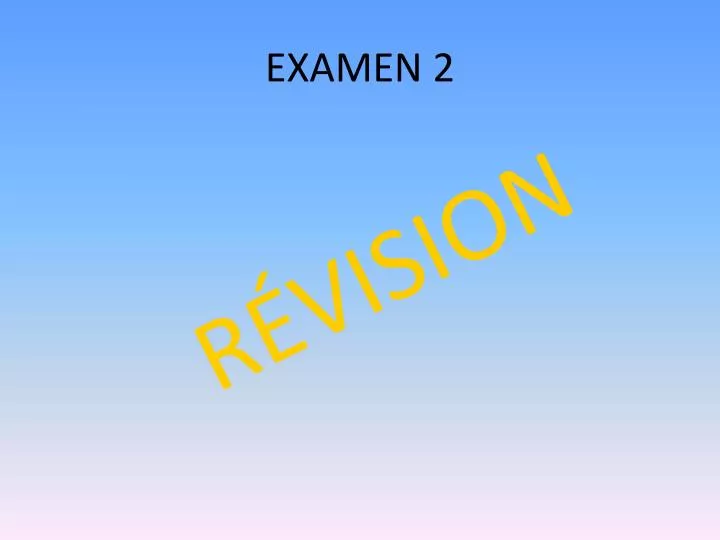 examen 2