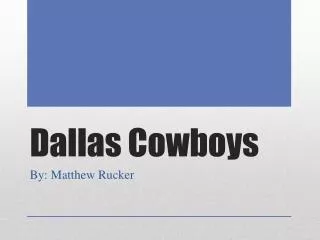 Dallas Cowboys