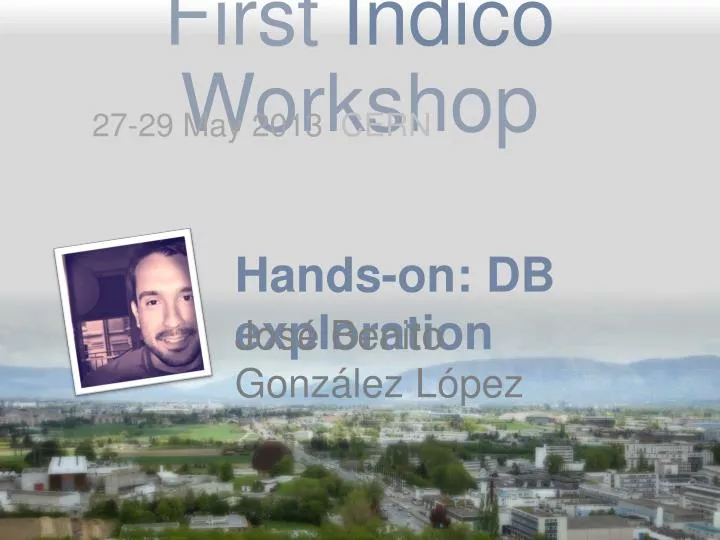 first indico workshop