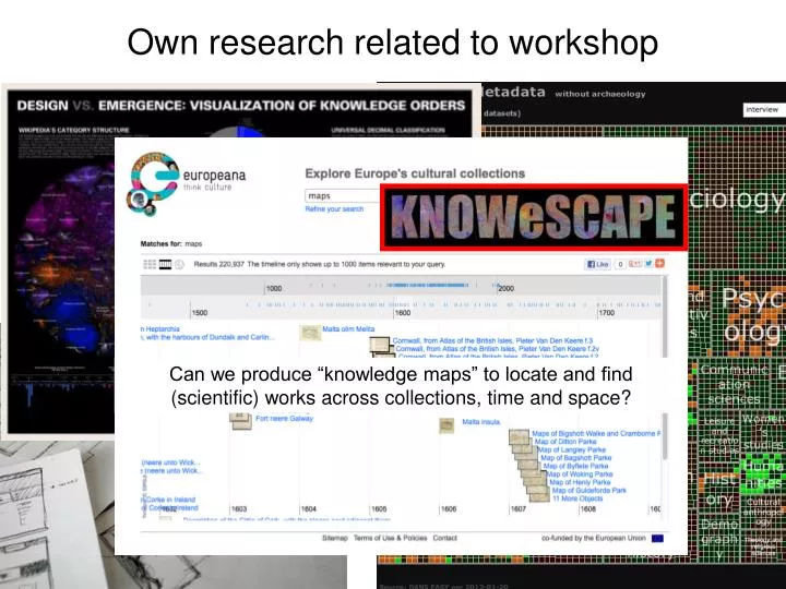 own research related to workshop
