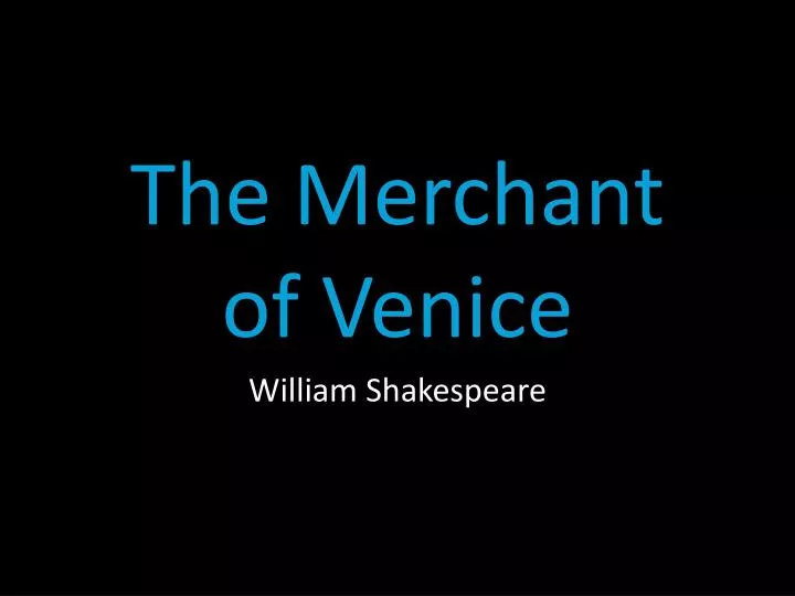 the merchant of venice