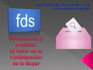 democracia y pol tica el valor de la participaci n de la mujer