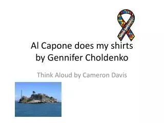 Al Capone does my shirts by Gennifer Choldenko