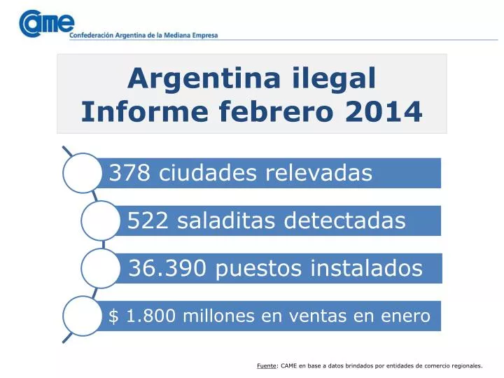argentina ilegal informe febrero 2014
