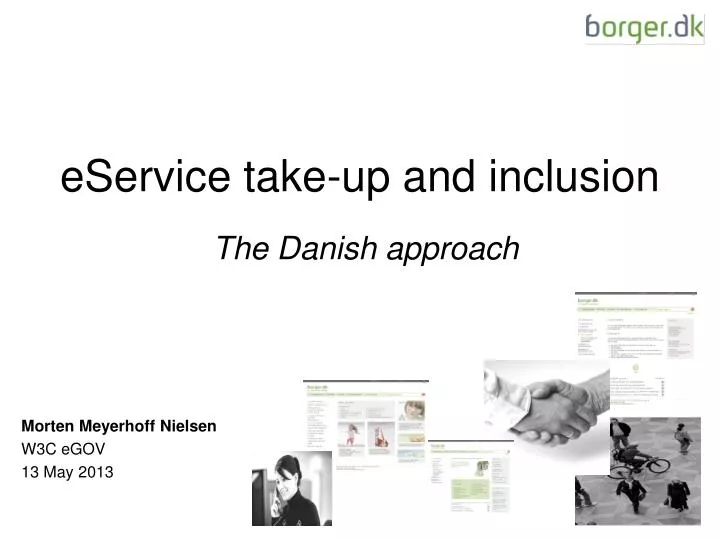 eservice take up and inclusion