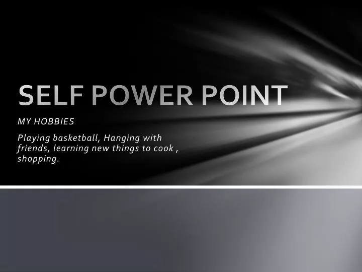 self power point