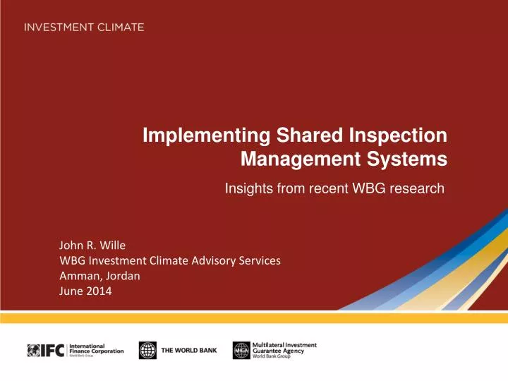 implementing shared inspection management systems