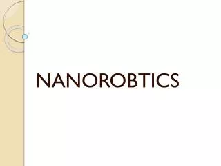NANOROBTICS