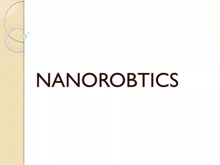 nanorobtics