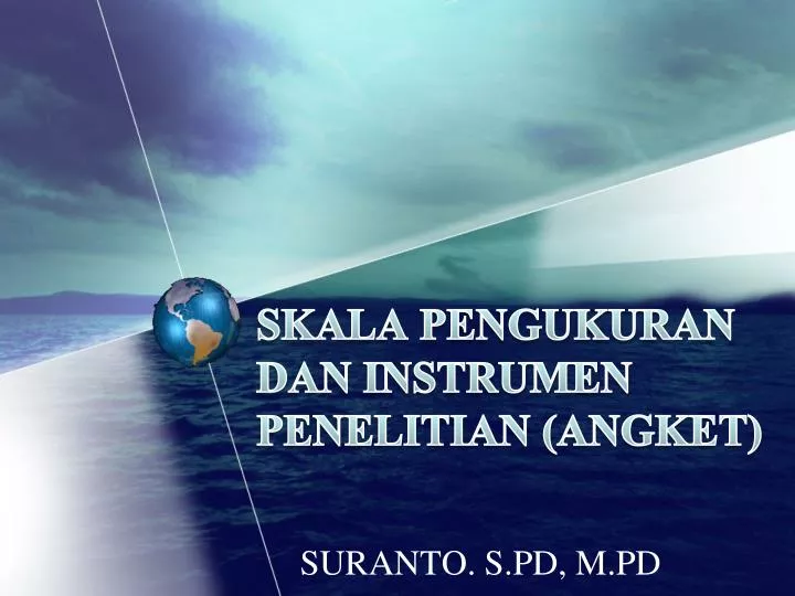 skala pengukuran dan instrumen penelitian angket