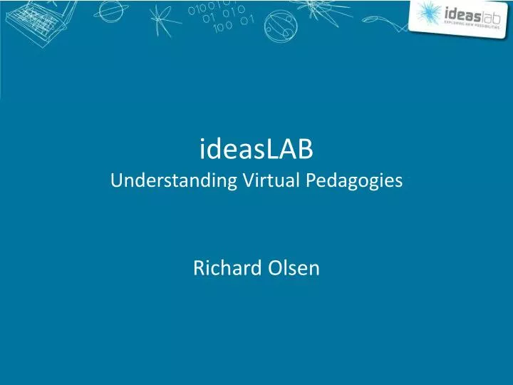 ideaslab understanding virtual pedagogies