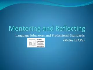 Mentoring and Reflecting