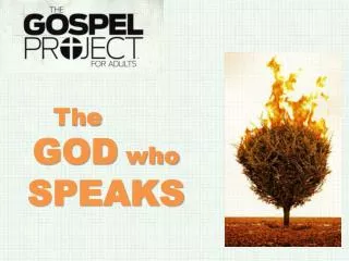 The GOD who SPEAKS
