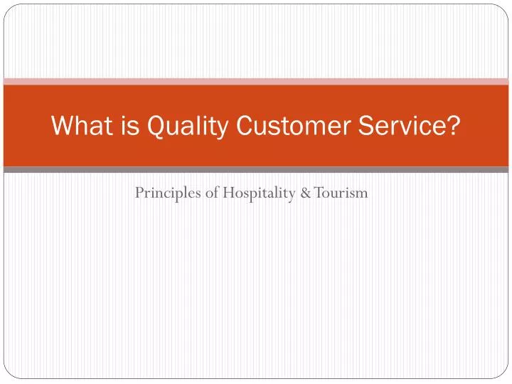 what is quality customer service