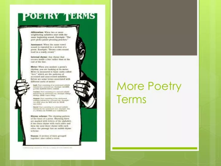 more poetry terms