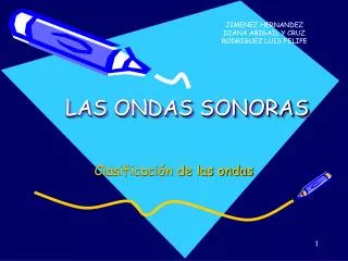 las ondas sonoras