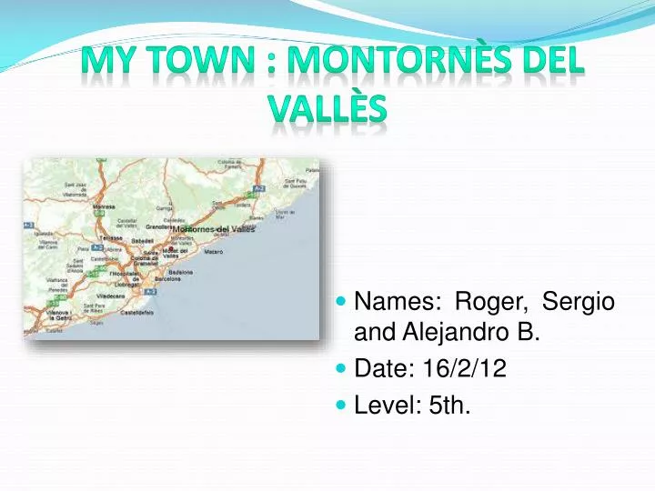 my town montorn s del vall s
