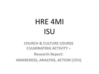 hre 4mi isu