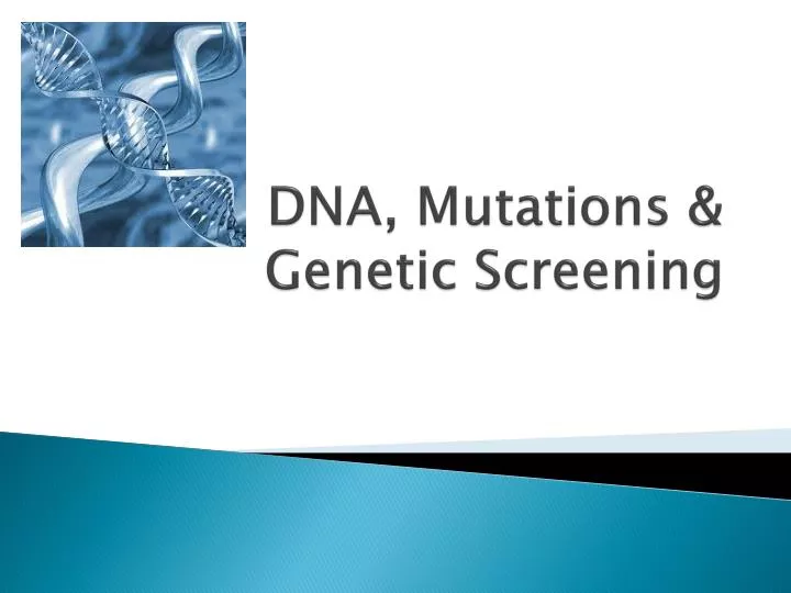 dna mutations genetic screening