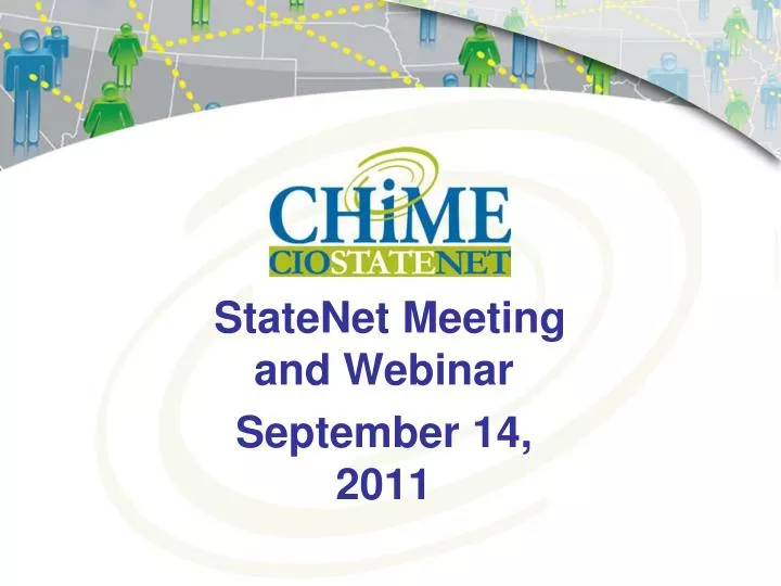 statenet meeting and webinar september 14 2011