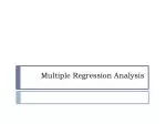 PPT - Chapter 14 Multiple Regression Analysis and Model Building ...
