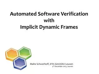 Automated Software Verification with Implicit Dynamic Frames