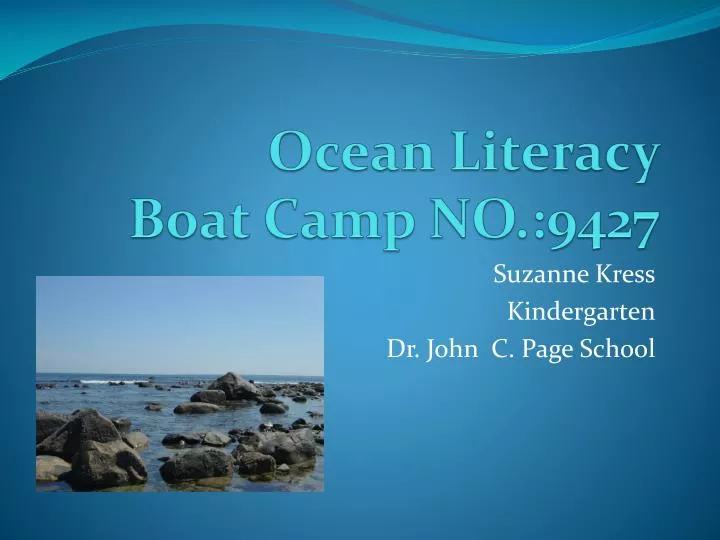 ocean literacy boat camp no 9427