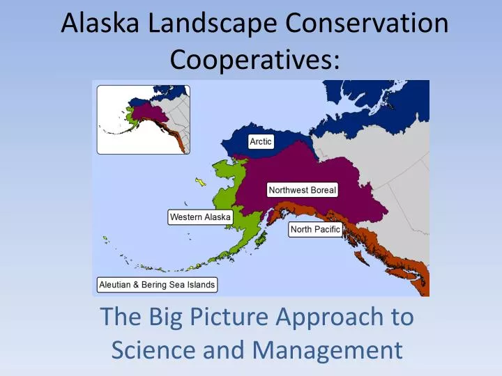 alaska landscape conservation cooperatives