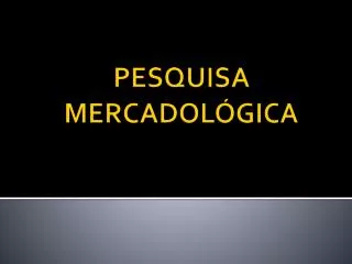 pesquisa mercadol gica