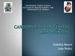 cardiopatias cong nitas cianog nicas