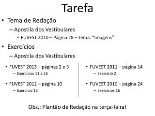tarefa