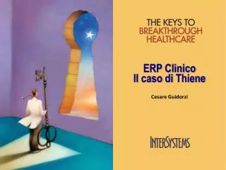 erp clinico il caso di thiene